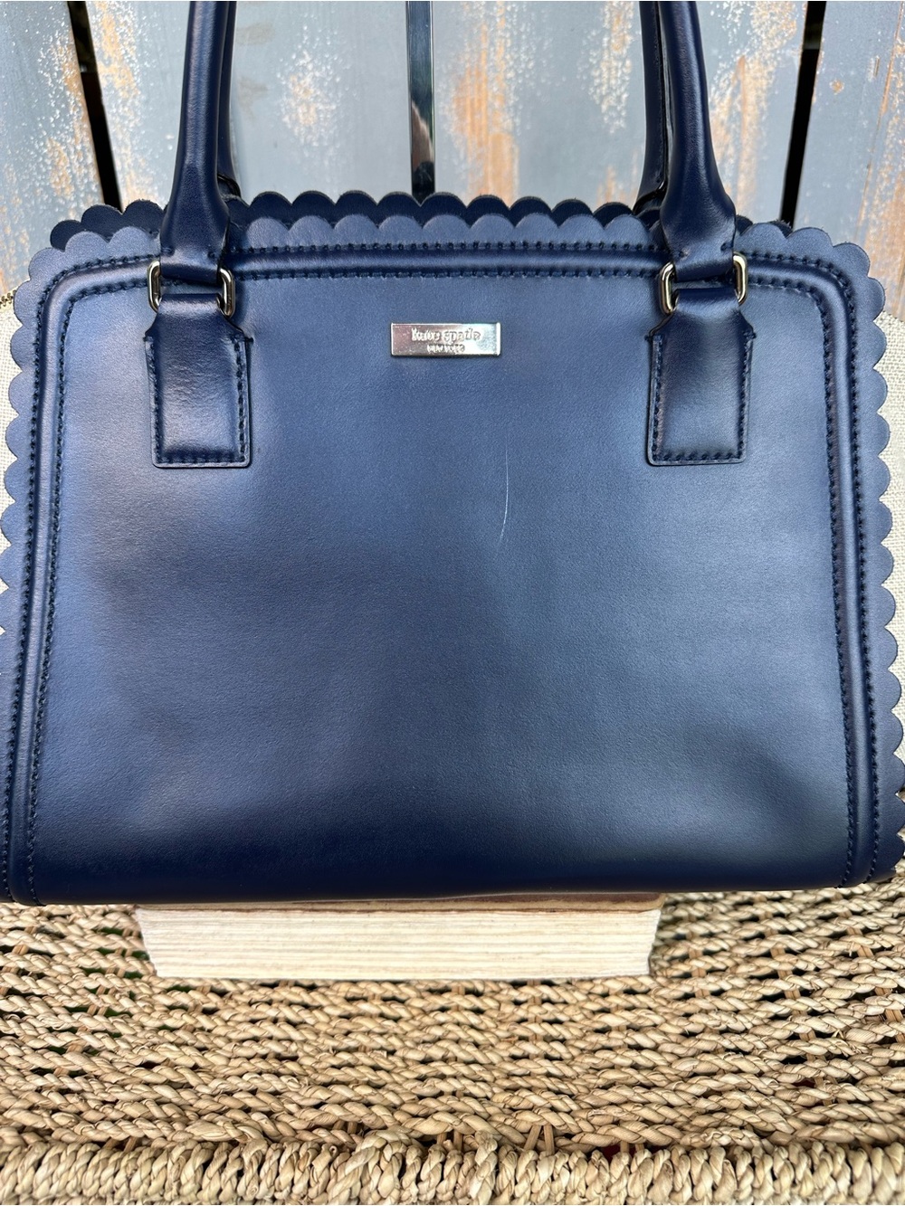 Kate Spade Lilac Road Marguerite Satchel Shoulder Bag Midnight - Picture 2 of 16